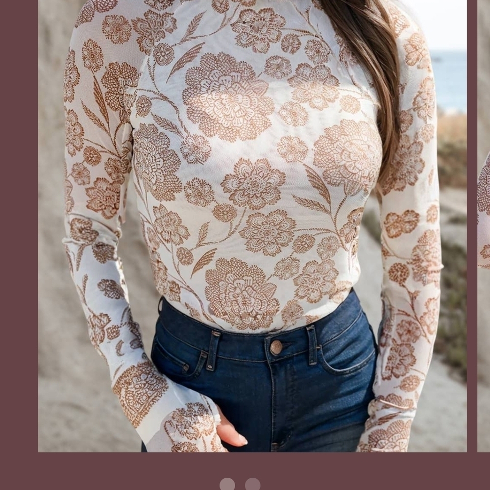Floral Long Sleeve Top